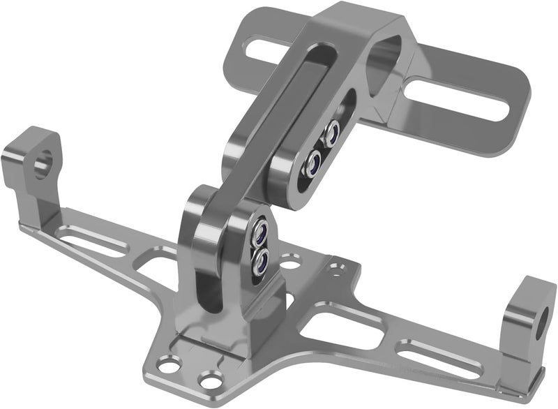 HAONEL Motorcycle License Plate Bracket Holder CNC Aluminum Titanium Universal Fender Eliminator Kit with Plate Light - Image 2